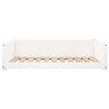 vidaXL Dog Bed White 95.5x65.5x28 cm Solid Pine Wood