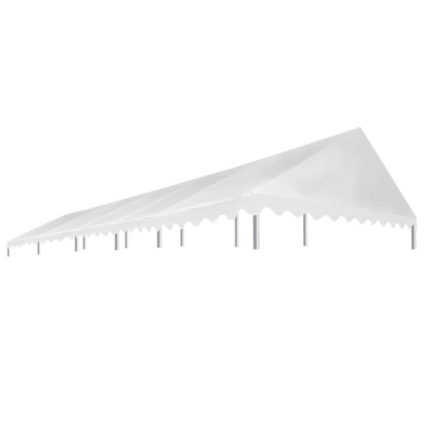 vidaXL Party Tent Roof 5x10 m White 450 g/m&sup2;
