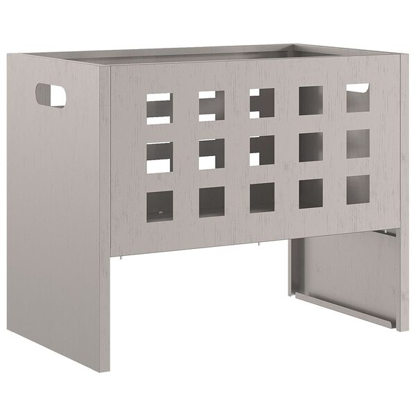 vidaXL Fire Pit Brown 50 x 30 x 40 cm Steel