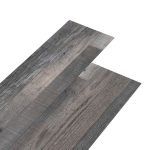 vidaXL Self-adhesive PVC Flooring Planks Industrial Wood 30.5 x 61 cm