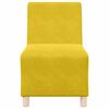 vidaXL Modular Sofa Unit Armless 3 pcs Yellow 55 x 74 x 82 cm Velvet
