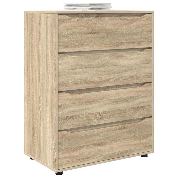 vidaXL Storage Cabinets 2 pcs Sonoma Oak 80 x 48 x 105 cm