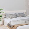 vidaXL Bed Headboard White 184x3x81 cm Solid Wood Pine