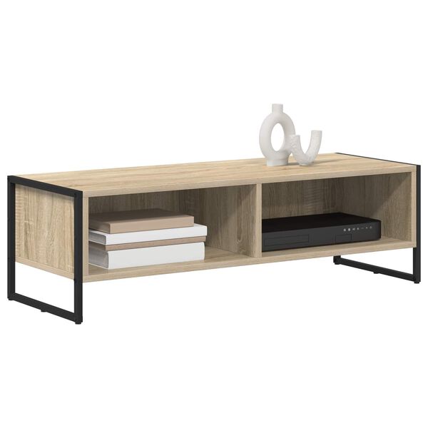 vidaXL TV Cabinet Sonoma 100 x 36.5 x 30.5 cm Engineered Wood