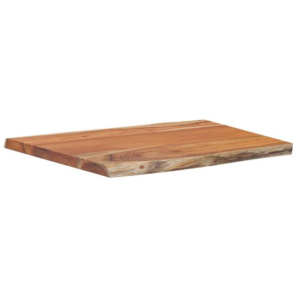 vidaXL Table Top 70x60x2.5 cm Rectangular&nbsp;Solid Wood Acacia Live Edge