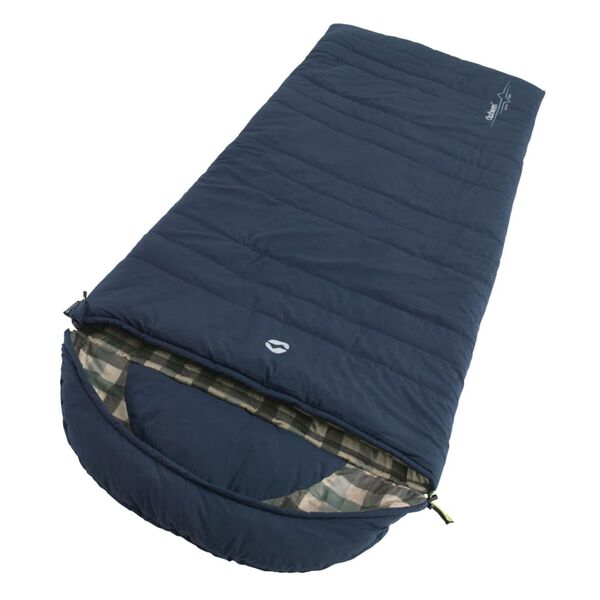 Outwell Sleeping Bag Camper Lux Left-Zipper Deep Blue