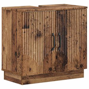 vidaXL Bathroom Sink Cabinet HOORN Old Wood 59.5 x 31.5x 56 cm