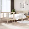vidaXL Bed Frame without Mattress Double Solid Wood