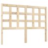 vidaXL Bed Headboard | Natural wood | Solid pine wood | Single