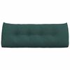 vidaXL Back Pillow Dark Green 120 x 24 x 50 cm Fabric