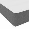 vidaXL Bed Frame with Mattress Light Grey 80 x 200 cm Fabric