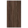 vidaXL Apothecary Cabinet Brown Oak 30x41x77.5 cm Engineered Wood