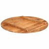 vidaXL Table Top Solid Wood Acacia Round 15-16 mm 80 cm