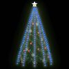 vidaXL Christmas Tree Net Lights with 250 LEDs Blue 250 cm