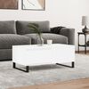 vidaXL Coffee Table White 90x50x36.5 cm Engineered Wood