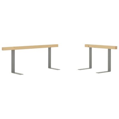 vidaXL Backrests for Pallet Sofa 2 pcs 110/70 cm Solid Pine Wood