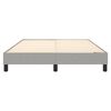 vidaXL Box Spring Bed Frame Light Grey Double Fabric (UK/IE/FI/NO only)