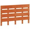 vidaXL Headboard Wax Brown 120 cm Solid Wood Pine