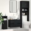 vidaXL Bathroom Sink Cabinet Black Oak 80 x 33 x 60 cm Engineered Wood