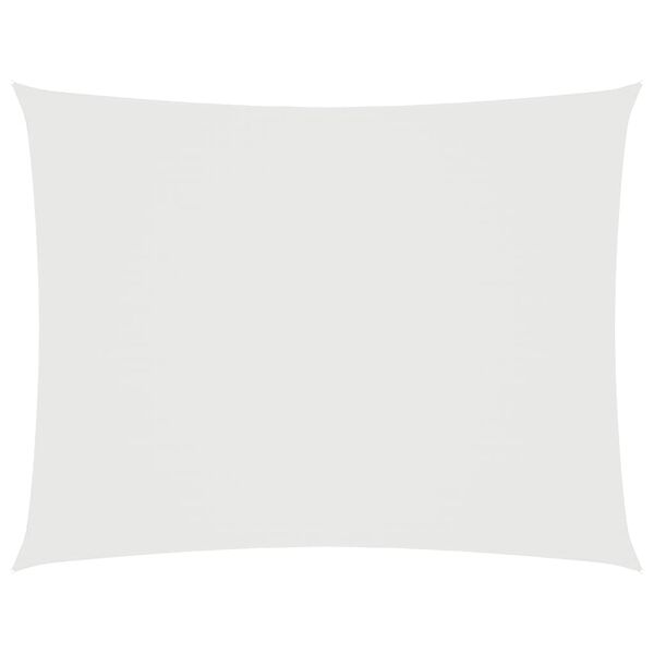 vidaXL Sunshade Sail Oxford Fabric Rectangular 3x5 m White