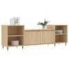 vidaXL TV Cabinet Sonoma Oak 160x35x55 cm Engineered Wood