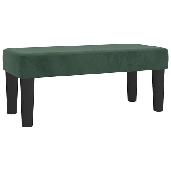 vidaXL Bench Dark Green 70 x 30 x 30 cm Velvet