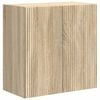 vidaXL Wall-mounted 6 pcs Sonoma Oak