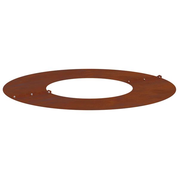 vidaXL suitable for Flat Tree Ring Brown &Oslash;30 / 60 cm Weathering Steel