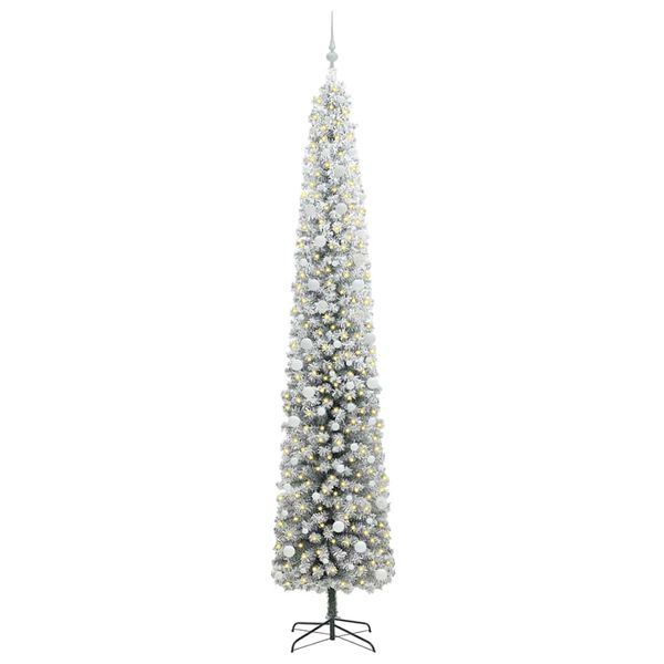 vidaXL Artificial Christmas Tree with 300 LEDs with Stand Green 300 cm