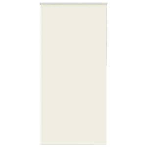 vidaXL Roller Blind Blackout Off White 110x230 cm Fabric Width 105.7 cm Polyester