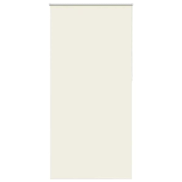 vidaXL Roller Blind Blackout Off White 110x230 cm Fabric Width 105.7 cm Polyester