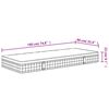 vidaXL Bonnell Spring Mattress Medium 90x190 cm Single Size