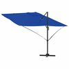 vidaXL Umbrella Azurblau 351 x 250 x 260 cm Polyester and Aluminium