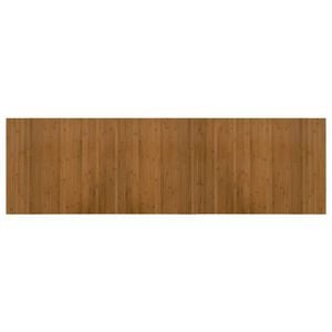 vidaXL Rug Rectangular Brown 60x200 cm Bamboo