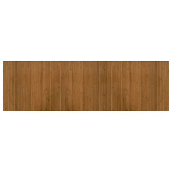 vidaXL Rug Rectangular Brown 60x200 cm Bamboo