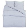 vidaXL Duvet Cover Set Grey 140x200 cm Light-weight Microfiber