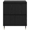 vidaXL Storage Cabinet 2 pcs Black Oak 60 x 35 x 70 cm