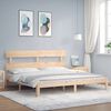 vidaXL Bed Frame without Mattress Super King Size Solid Wood Pine