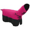 vidaXL Horse Blanket Pink and Black 145 cm Polyester
