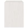 vidaXL Bedside Cabinets 2 pcs White 40x30.5x40 cm Solid Pinewood