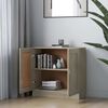 vidaXL Book Cabinet Sonoma Oak 82.5x30.5x80 cm Engineered Wood