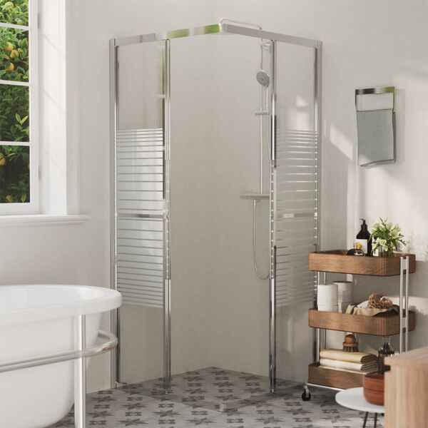 vidaXL Shower Cabin ESG 80x80x180 cm