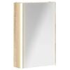 vidaXL Bathroom Mirror Cabinet Sonoma Oak 33 x 11.5 x 50 cm