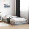 vidaXL Bed Frame without Mattress Grey Sonoma 90x200 cm Engineered Wood