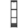 vidaXL Wardrobe Black 90x40x167 cm Metal and Engineered Wood