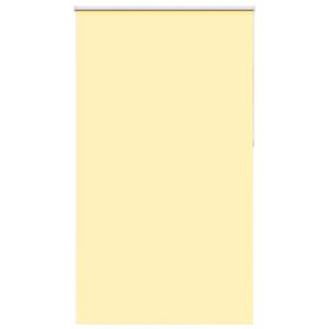 vidaXL Roller Blind Blackout Yellow 140x210 cm Fabric Width 136.6 cm Polyester