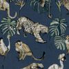 Noordwand Wallpaper Zero Exotic Animals Blue
