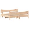 vidaXL Bed Frame without Mattress 200x200 cm Solid Wood Pine