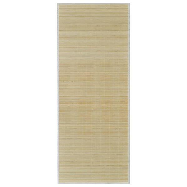 Rectangular Natural Bamboo Rug 150 x 200 cm
