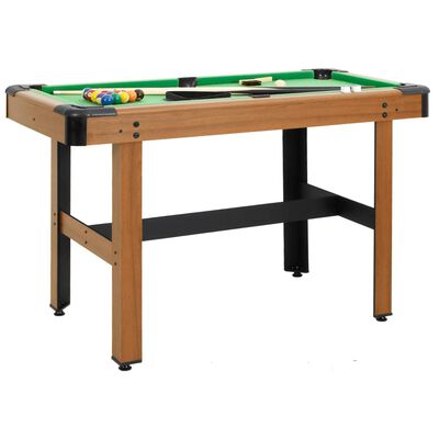 vidaXL 4 Feet Billiard Table 122x61x76 cm Brown